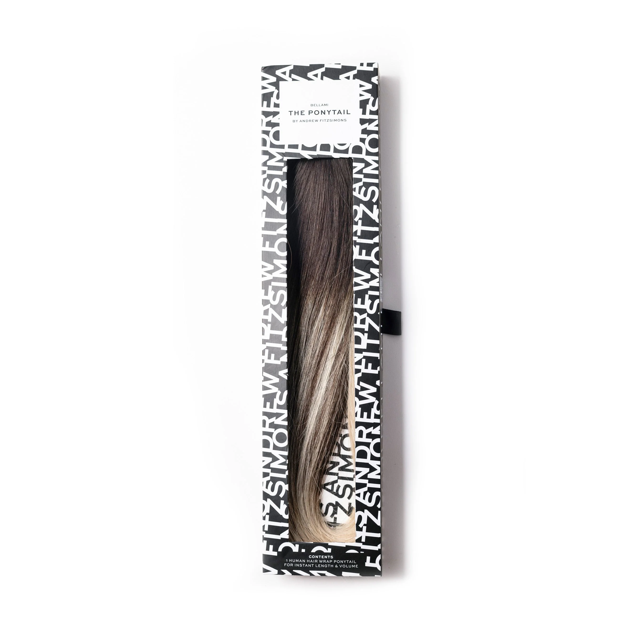 Andrew Fitzsimons Ponytail, Dark Brown/Dirty Blonde #2/18 Balayage - Image 2