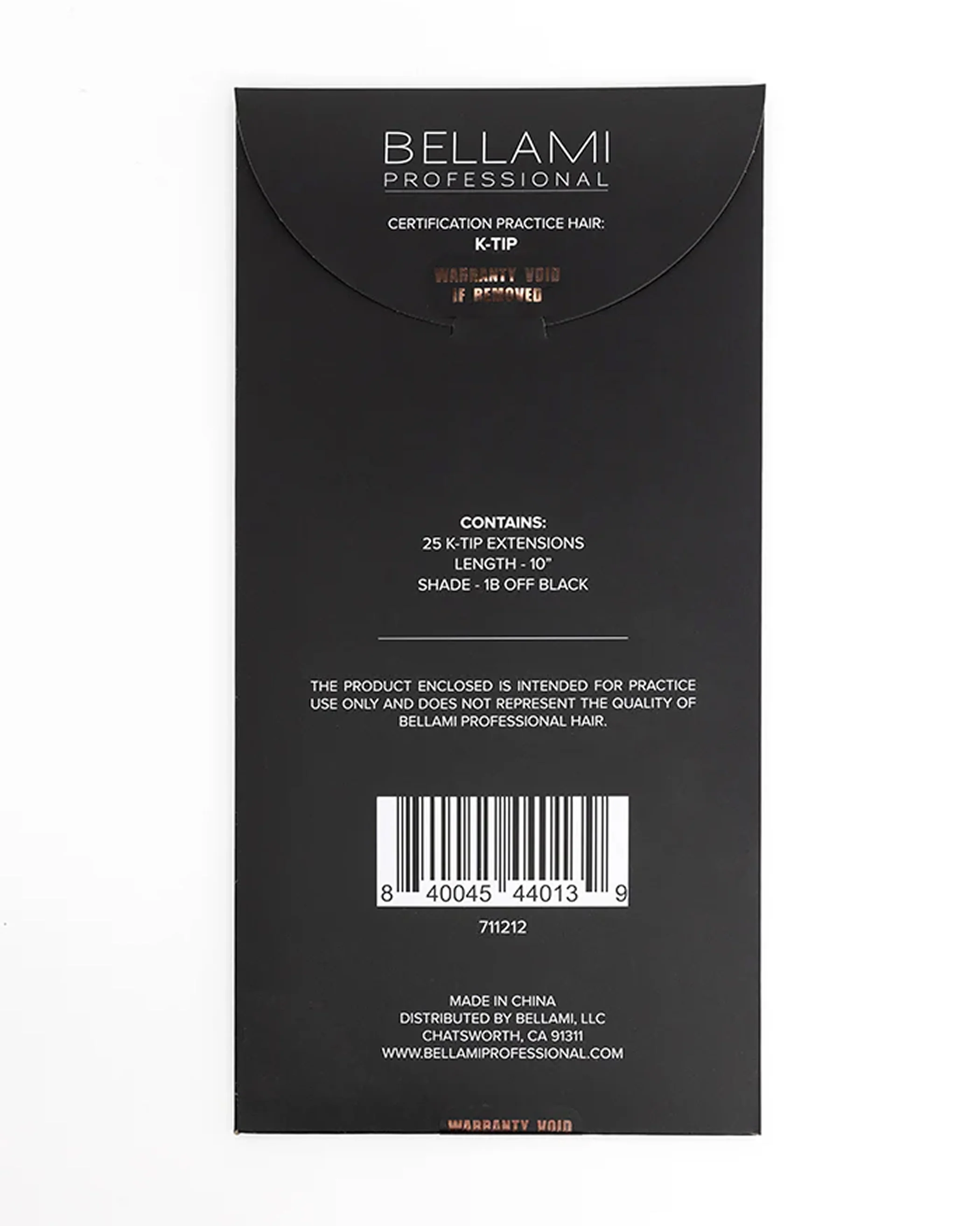 Certified Practice Keratin Tip, Off Black #1B Natural - Image 3