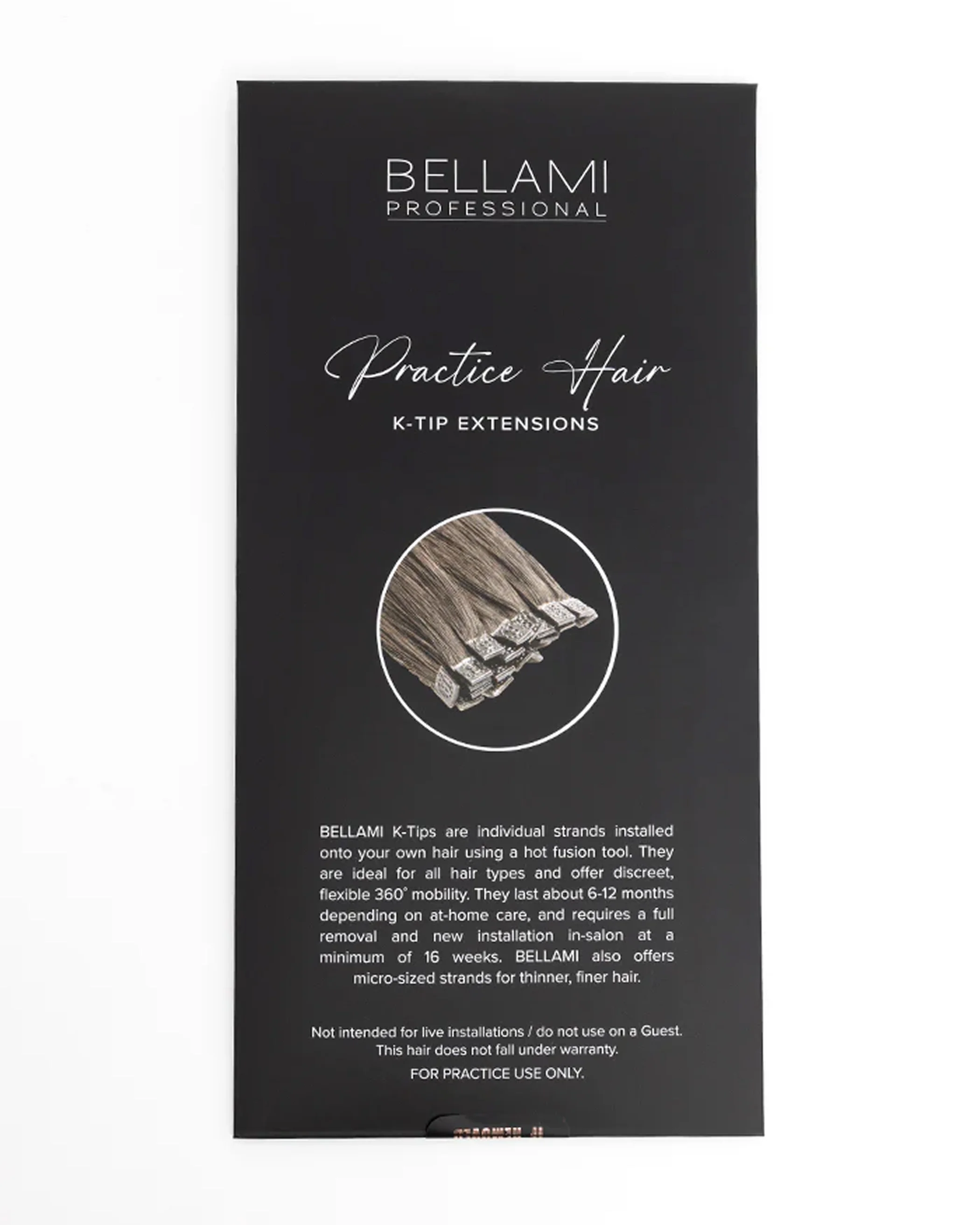 Certified Practice Keratin Tip, Off Black #1B Natural - Image 4