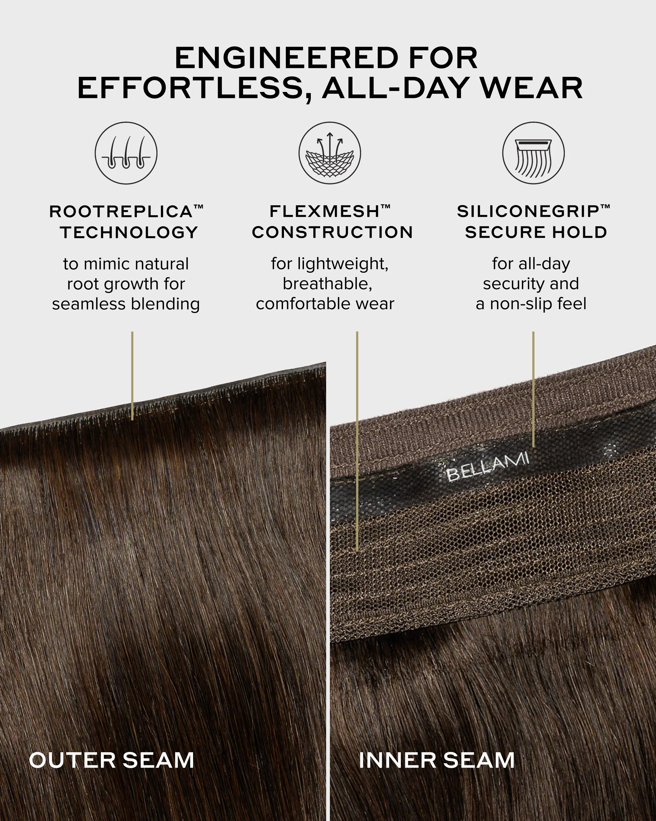 Halo Pro Extensions Kit, Ash Brown #8 Natural - Image 7
