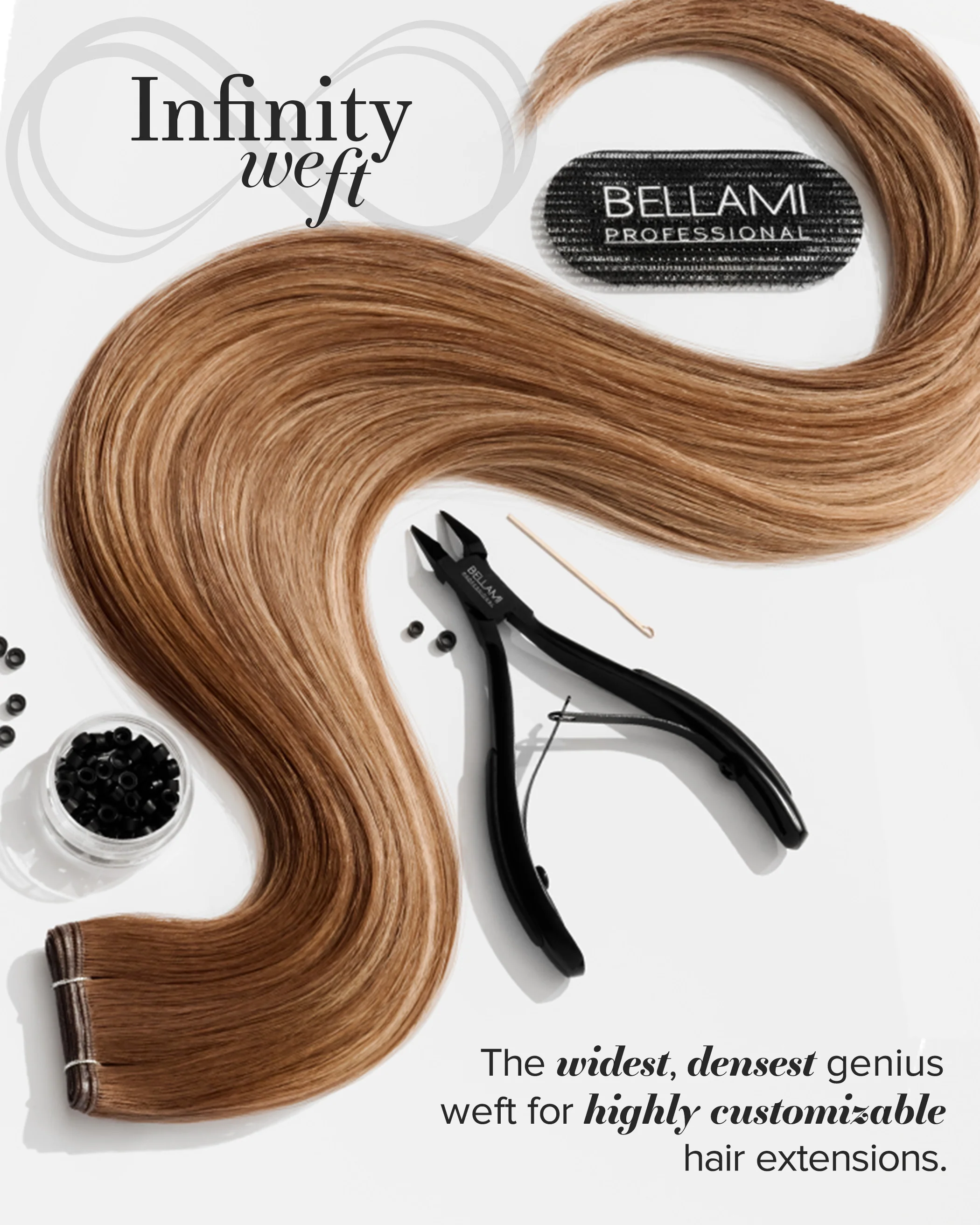Infinity Weft, Light Ash Brown #9 Natural - Image 6