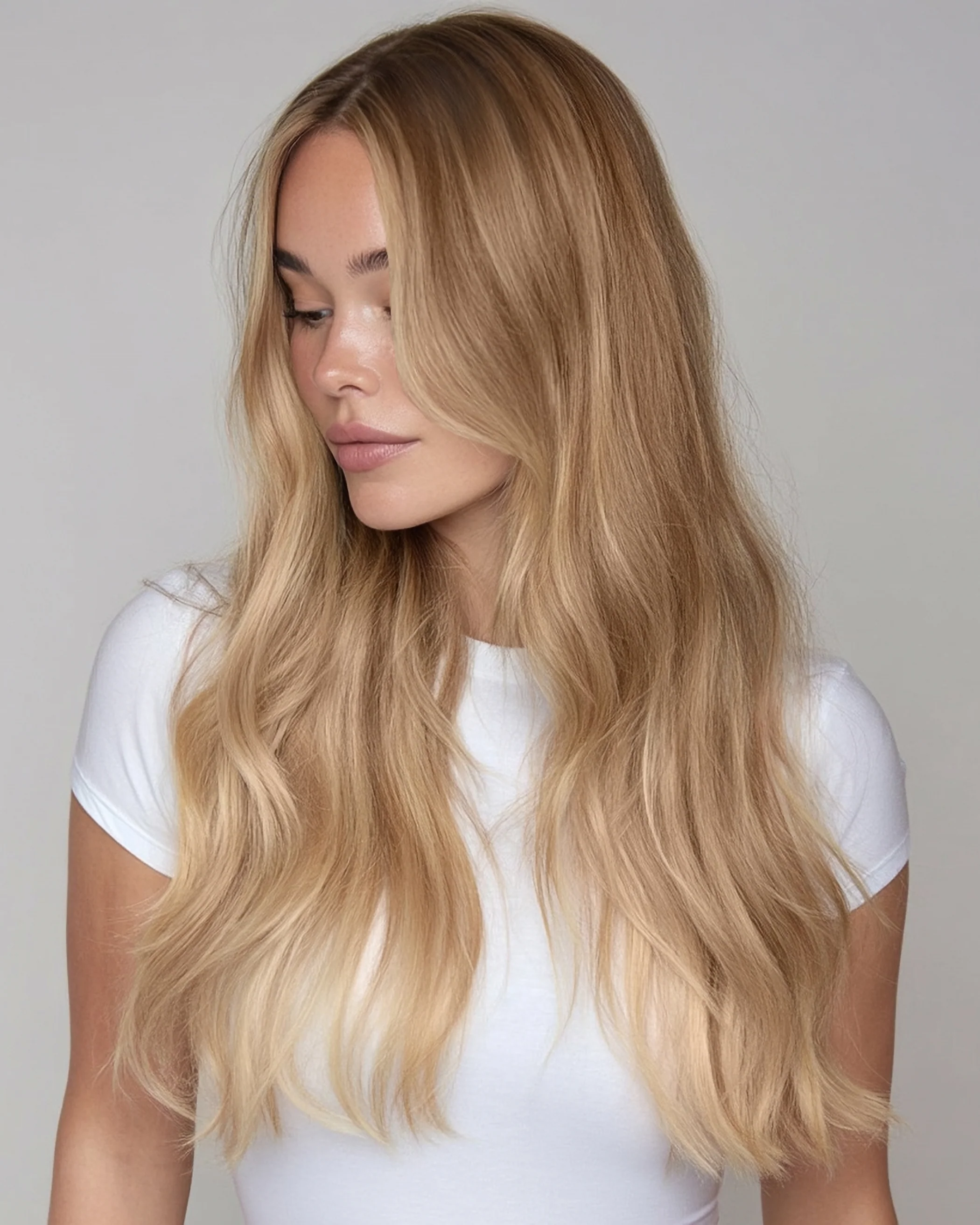 Silk Seam™ Clip-In, Ash Bronde #21/60/16 Highlight - Image 3
