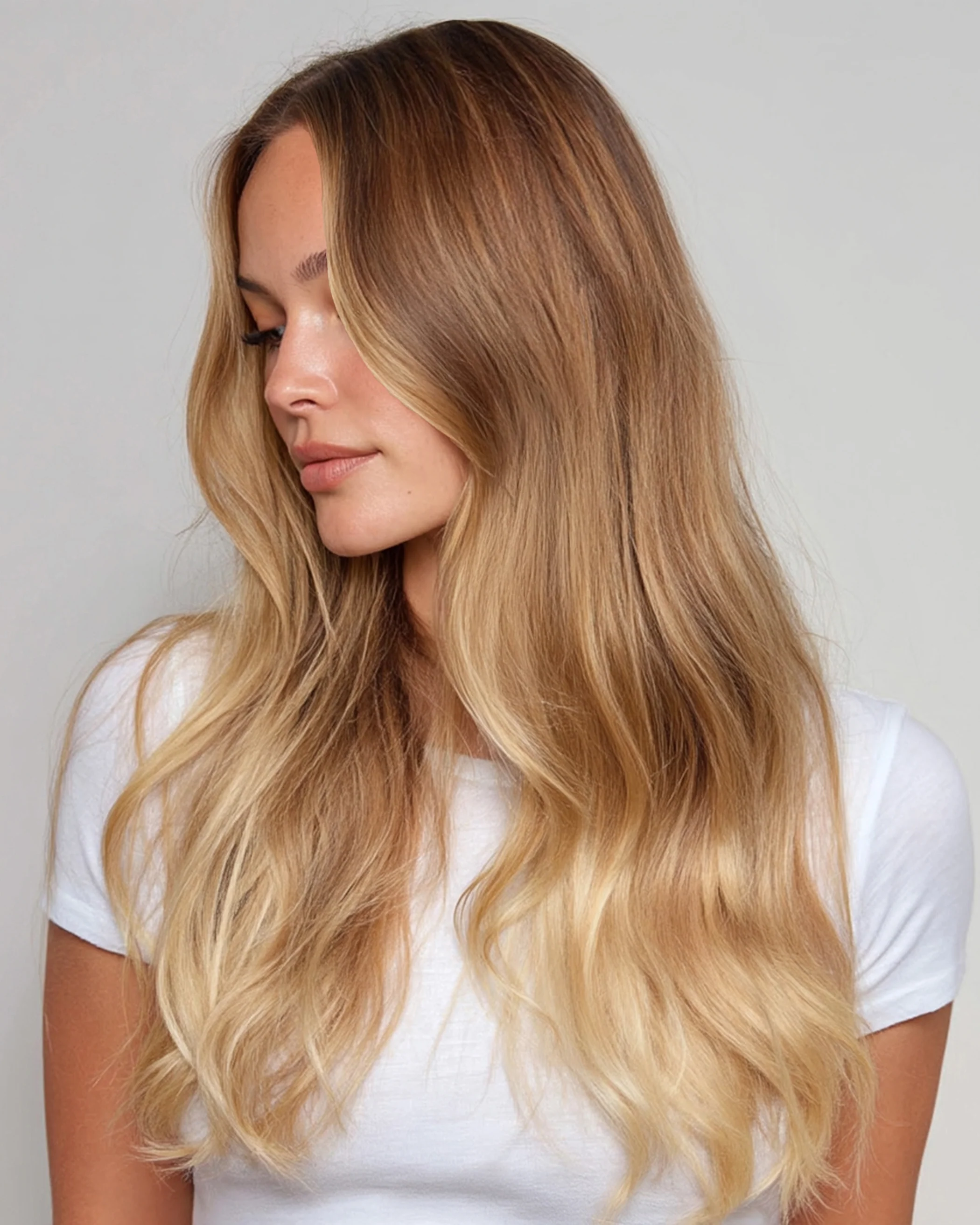 Silk Seamâ„¢ Clip-In, Ash Brown/Ash Blonde #8/60 Balayage - Image 3