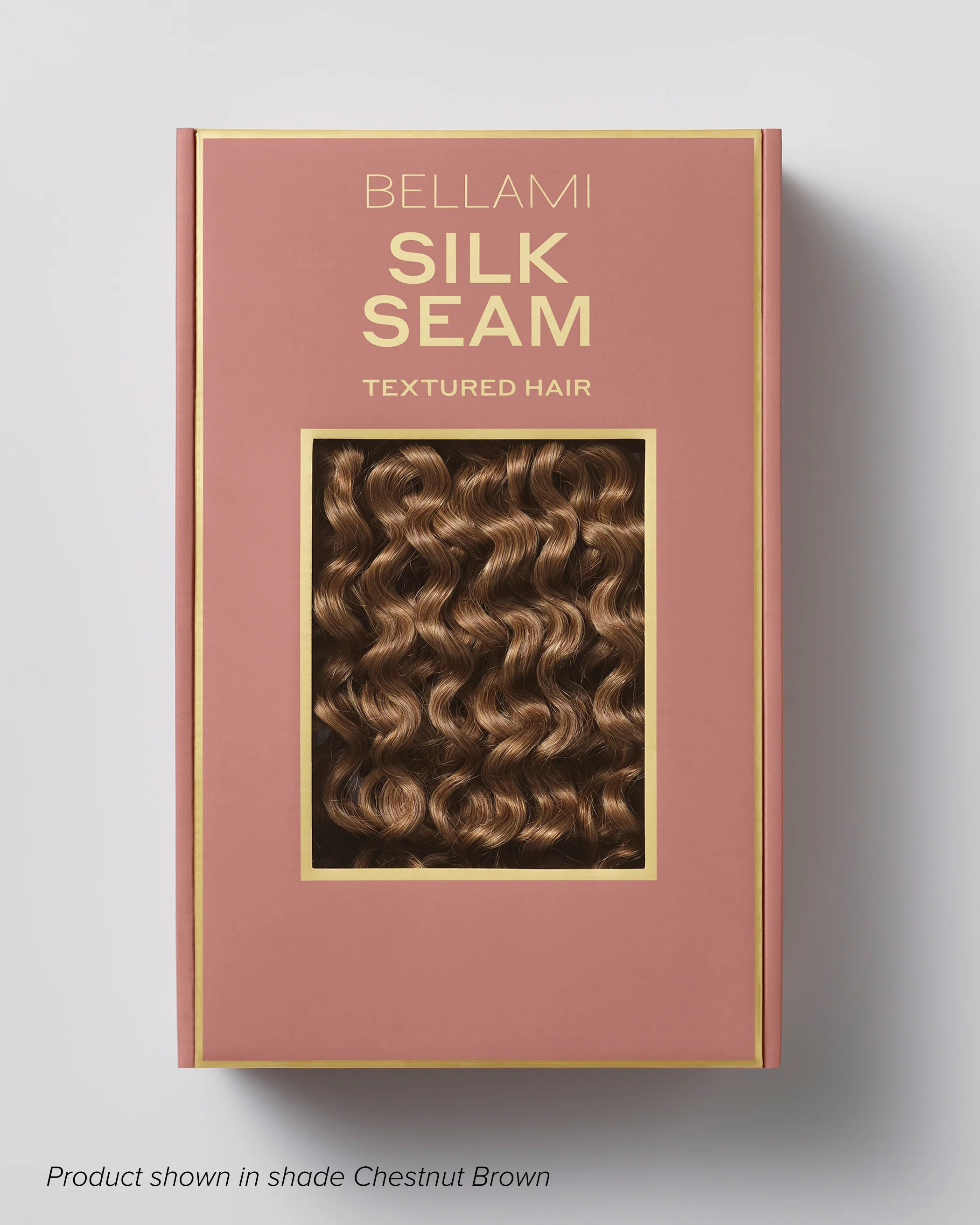 Silk Seamâ„¢ Textured Clip-In, Chocolate Brown #4 Natural 3A - Image 4