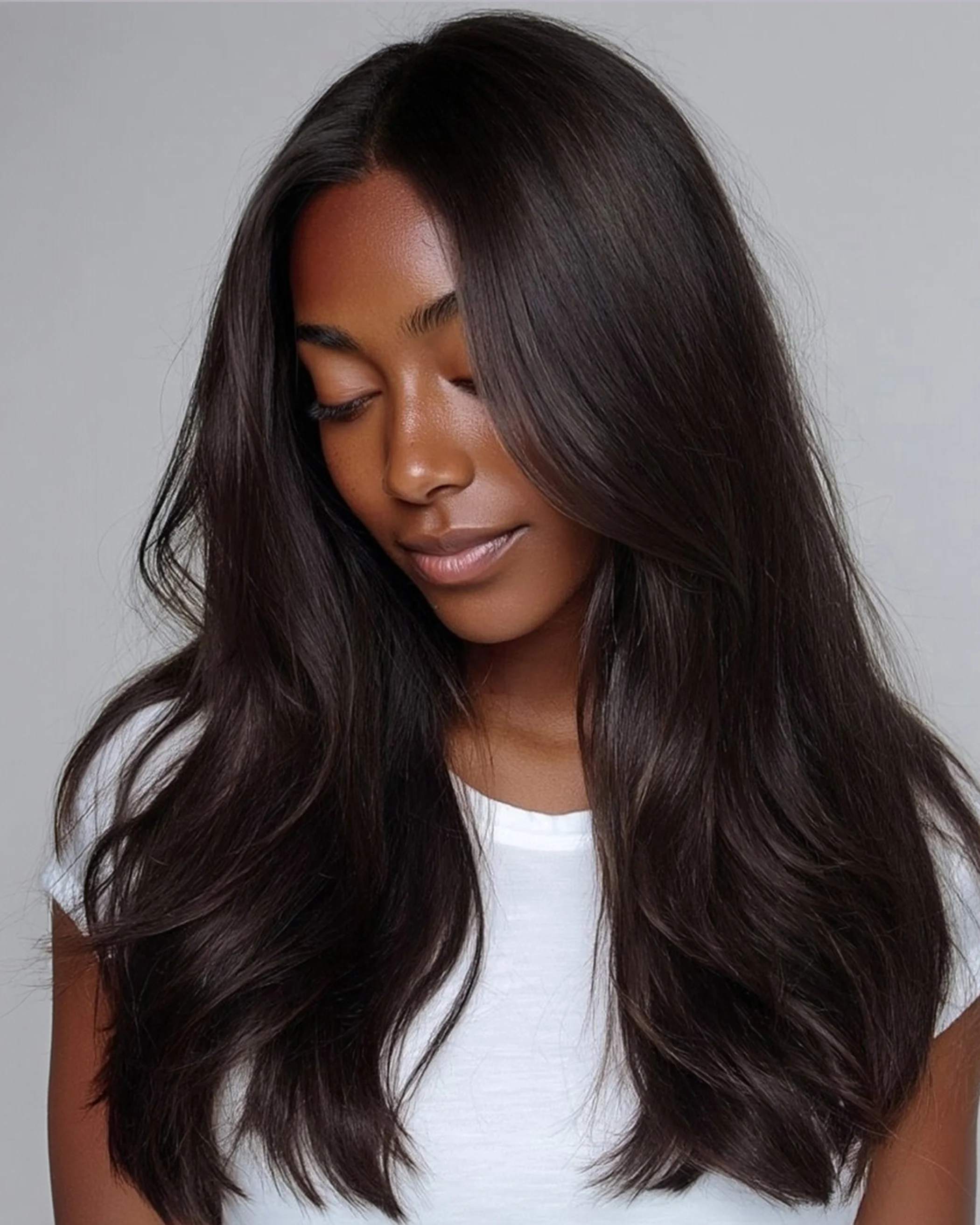 Silk Seam™ Clip-In, Mochachino Brown #1C Natural - Image 3