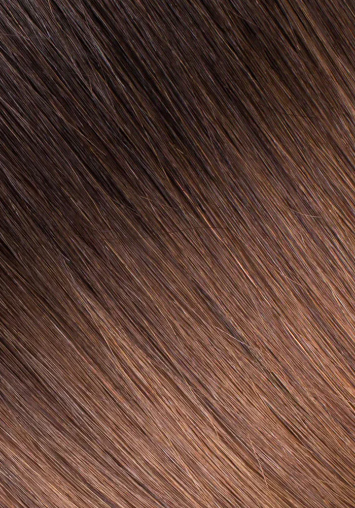 Silk Seam™ Clip-In, Off Black/Almond Brown #1B/7 Rooted