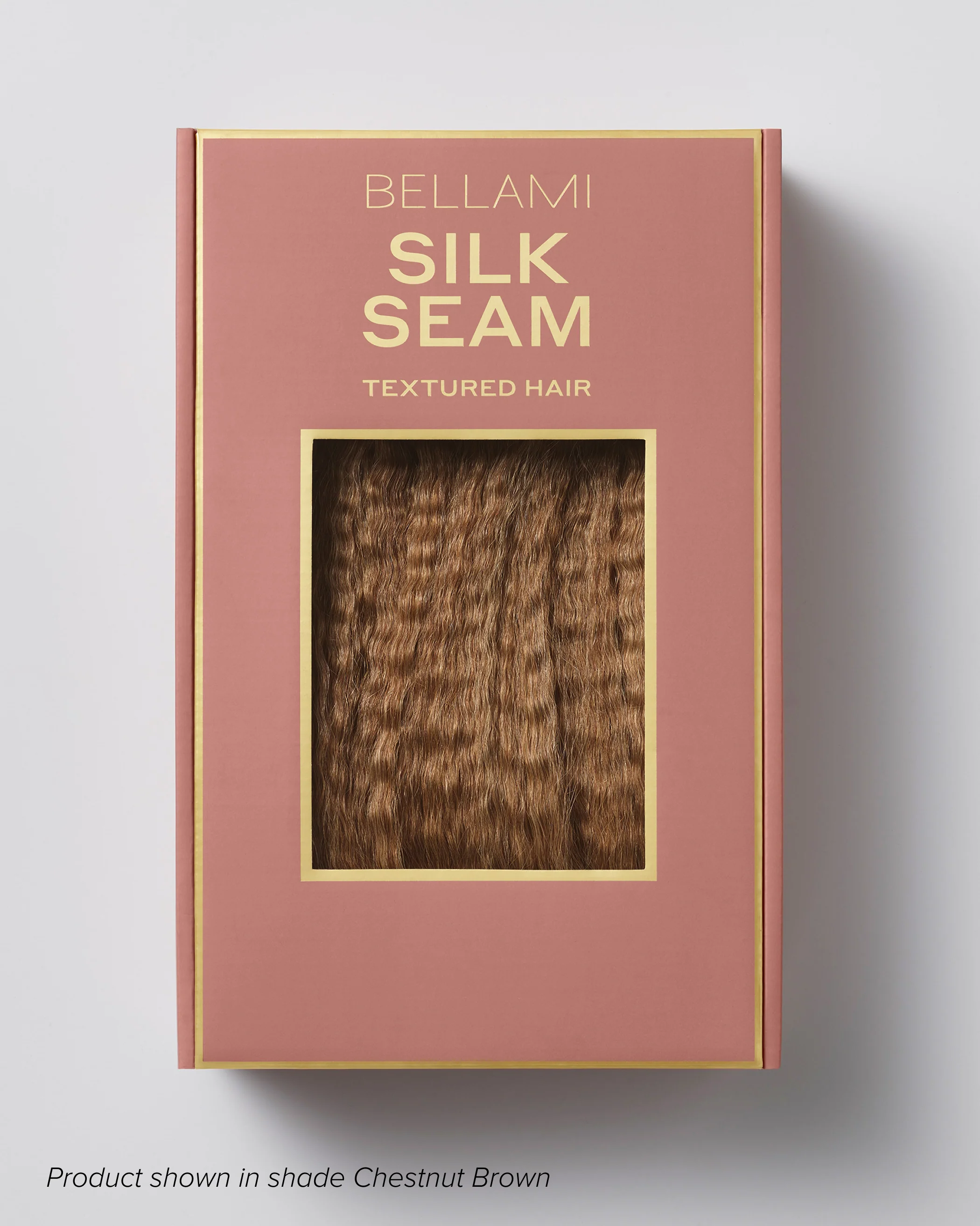 Silk Seam™ Textured Clip-In, Off Black/Almond Brown #1B/7 Rooted Blowout - Image 3