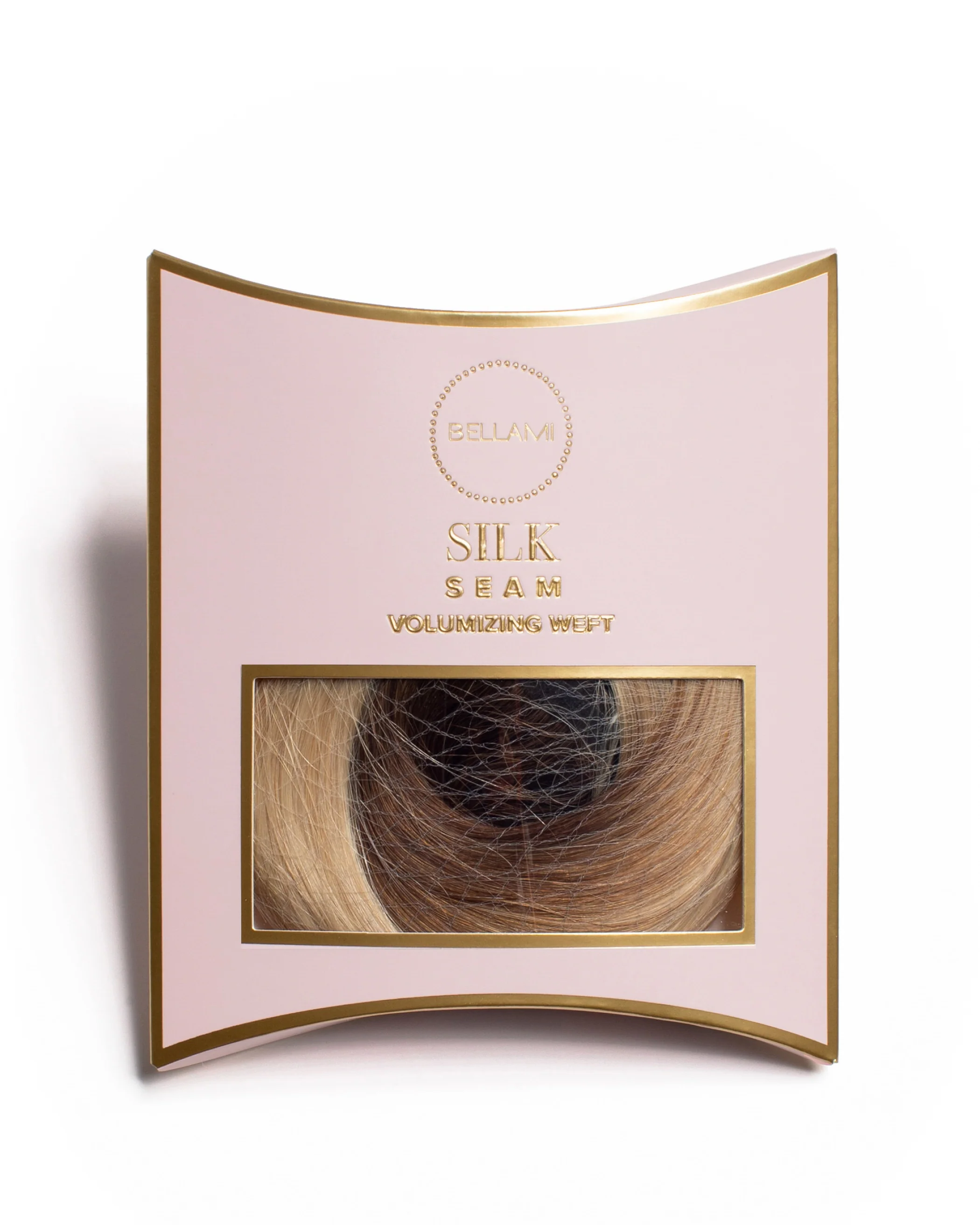 Silk Seam™ Volumizing Weft Clip-In, Ash Brown/Honey Blonde #8/20/24/60 Rooted - Image 3